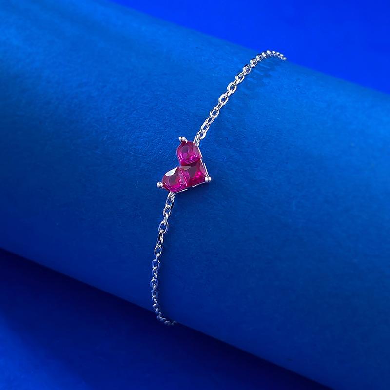 

Mini Peach Heart Bracelet Temperament Light Luxury High Sense Adjustable Adjustable