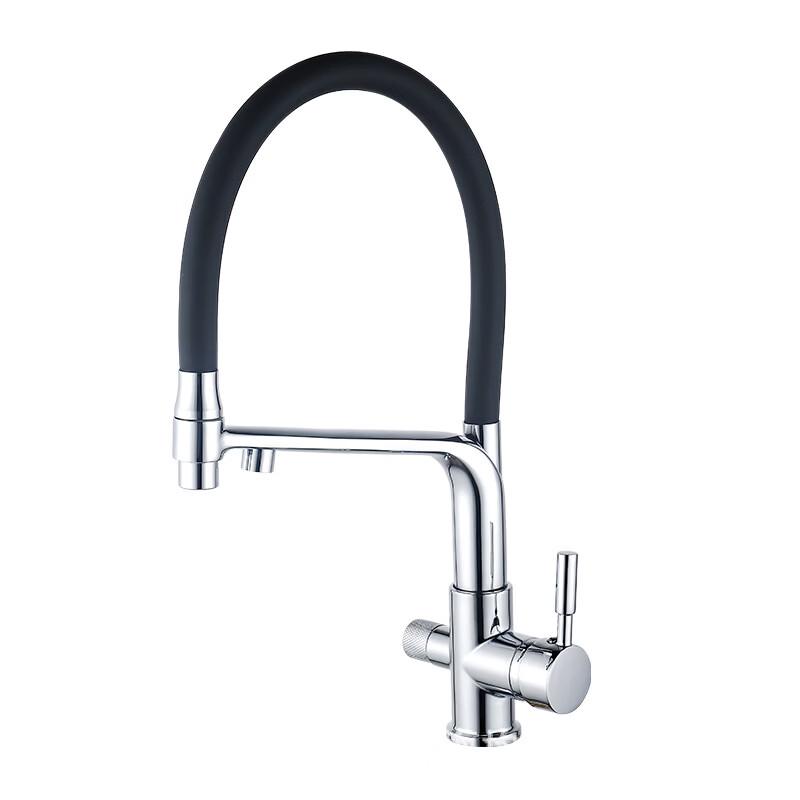

TLXT Wall-Mounted Pull-Out Kitchen Faucet