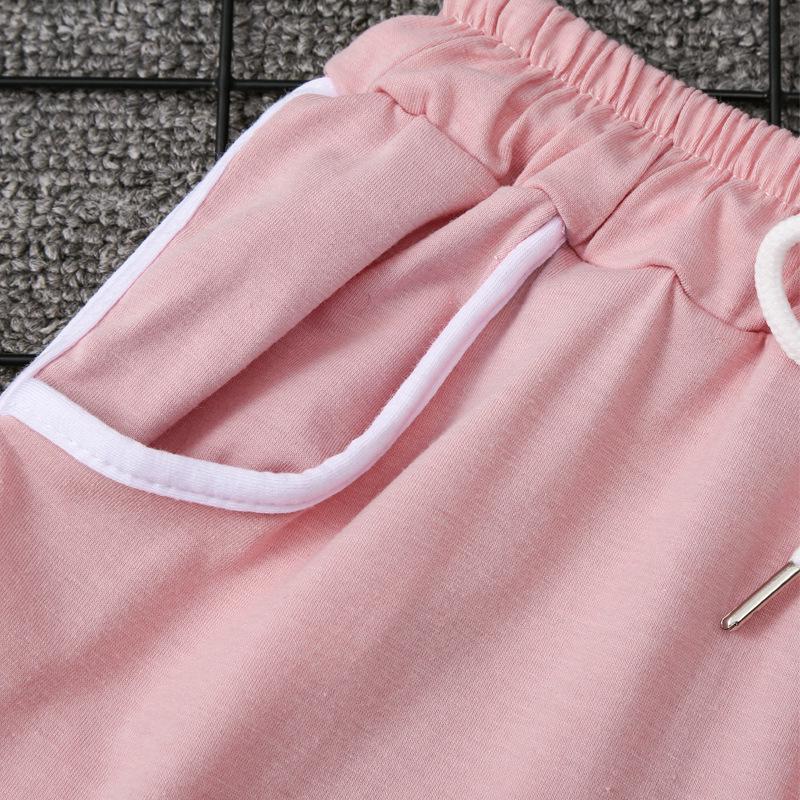 2022 Korean Summer Women's Casual Two-Piece: Loose Top & Shorts Sportswear Suit