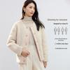 Women's Reversible Lamb Wool Warm Cotton Jacket