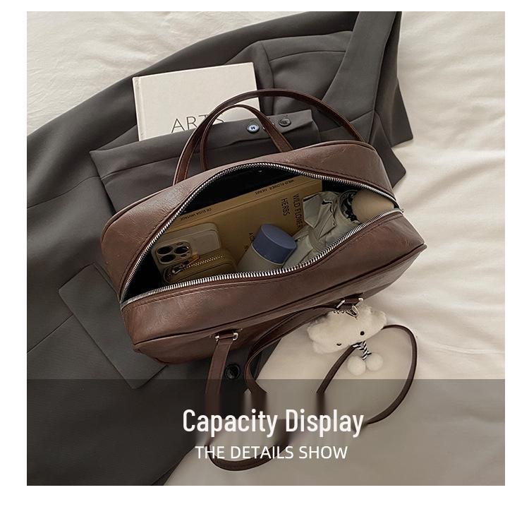 Women's Retro Boston Bowling Bag - 2025 Autumn/Winter Collection