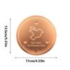 Triple-Point Support Mellbree Bird Bath Copper Disk 99.99% Pure Copper Physical Safe Clean Bird Bath Copper Disk