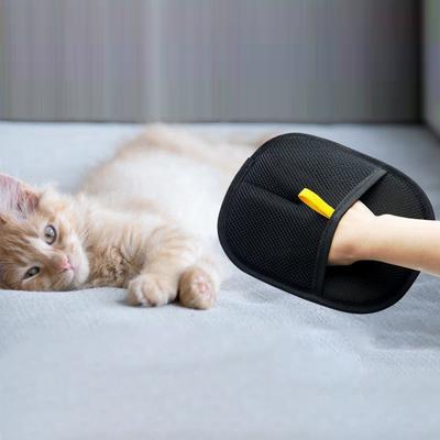 1/2/3 Stück Tierpflegehandschuhe Tierhaarentfernungshandschuh Tierhaarentfernungshandschuhe für Hund Katze Kaninchen mit langem/kurzem/lockigem Haar