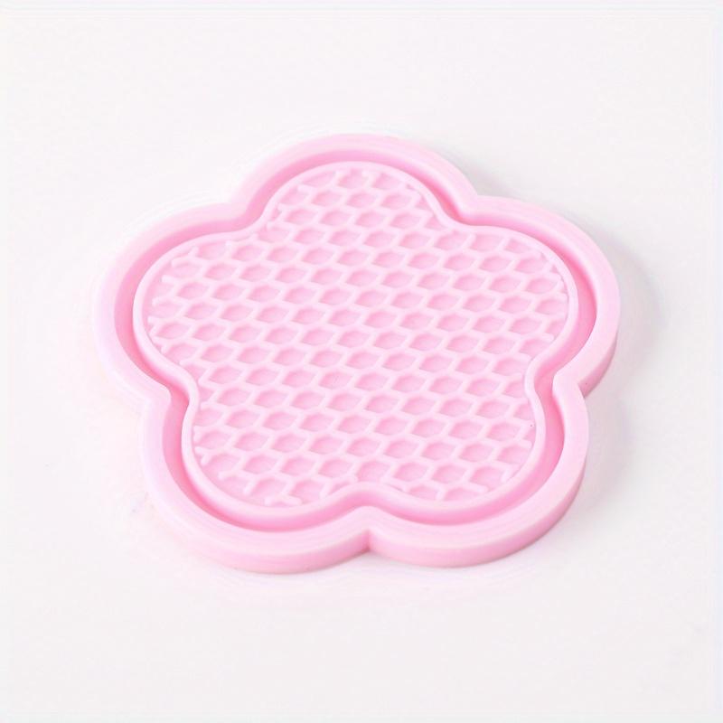 1 Paar Florale Silikon Anti-Rutsch Auto Getränkehalter Untersetzer Hitzebeständig, Kreatives Autoinnenzubehör