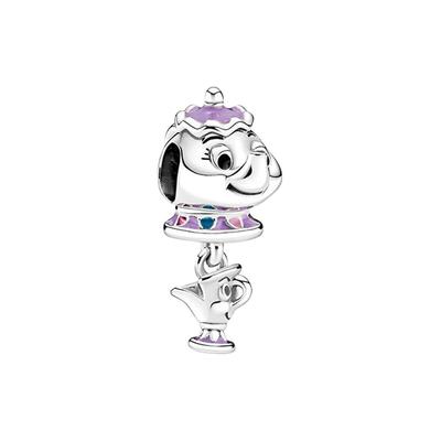 Disney Série Kráska a zvíře Konvice paní. Potts A Chip Přívěsek Dámské Šperky Doplňky 799015C01