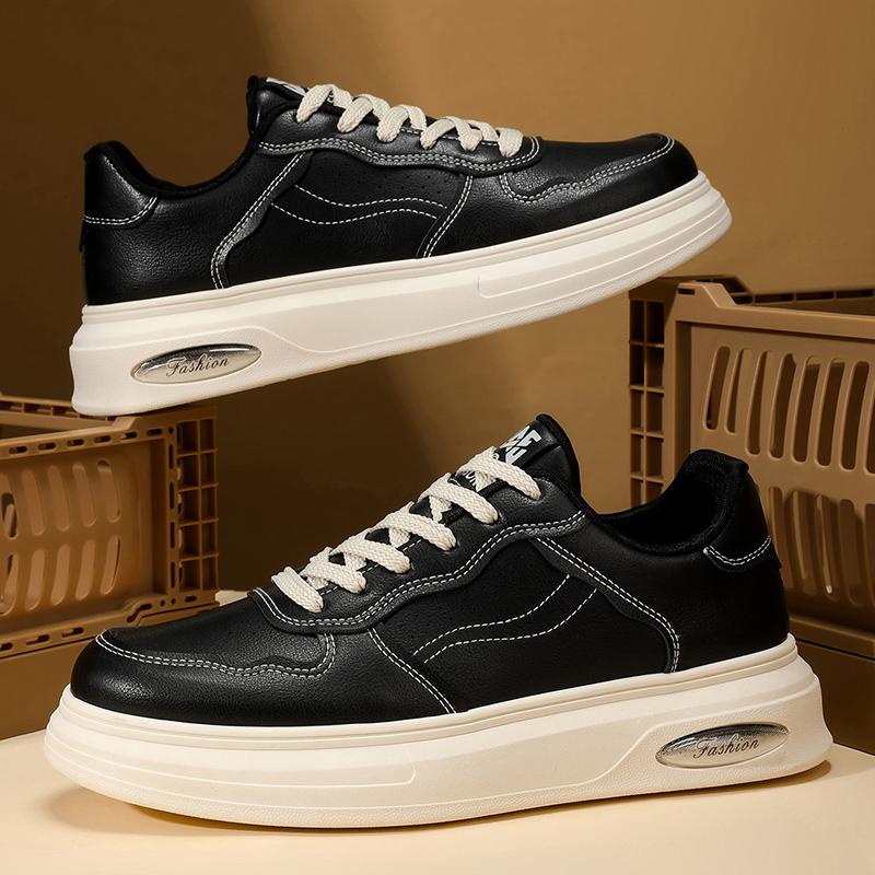 Nové Pánské Klasické Módní Nízké Tenisky na Skateboarding s Tlustou Podrážkou Pohodlné Měkké Podrážky Basketbalové Tenisky