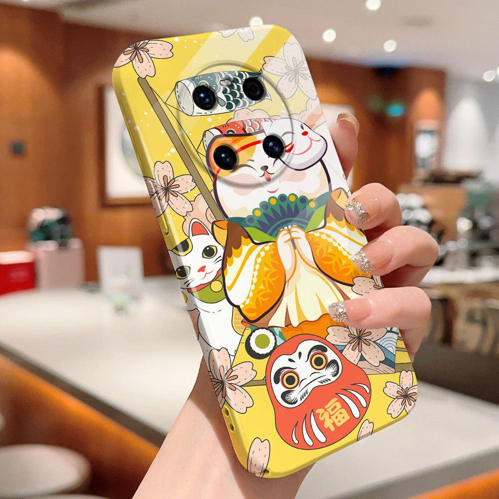 All-inclusive Film Phone Case Cartoon Fashion Design Hard Shell Full Cover Camera Protection Case for iPhone Huawei Honor Vivo Google
