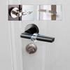 B0KB Invisible Door Bumpers Noises Reduction Silicone Stoppers Reusable Wall Guard for Glass Wooden Door Protecting