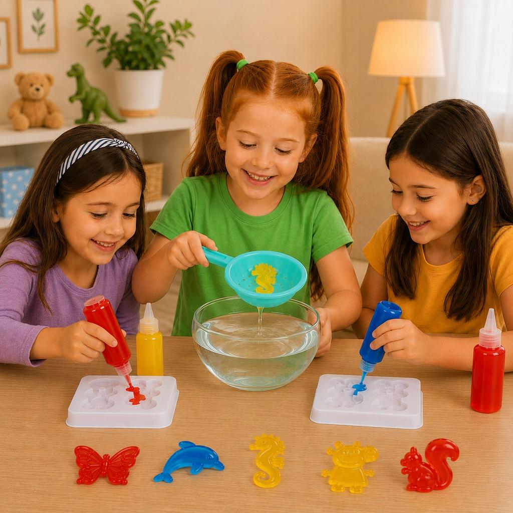 [PACZA] Creative Set for Children Magic Water Gel + Molds Z3422R