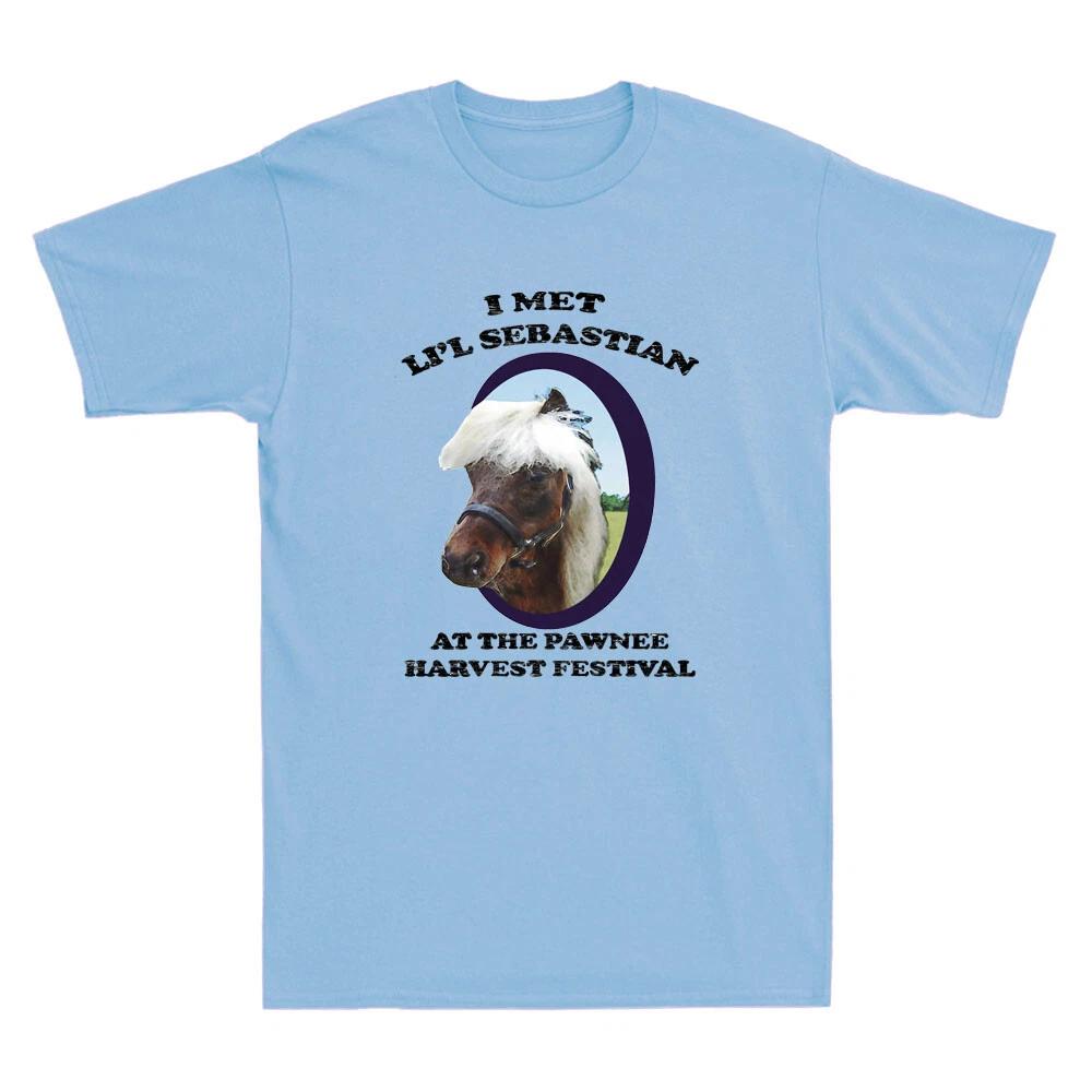 I Met Lil Sebastian Pawnee Harvest - Parks and Recreation Vintage Men s T-Shirt XL