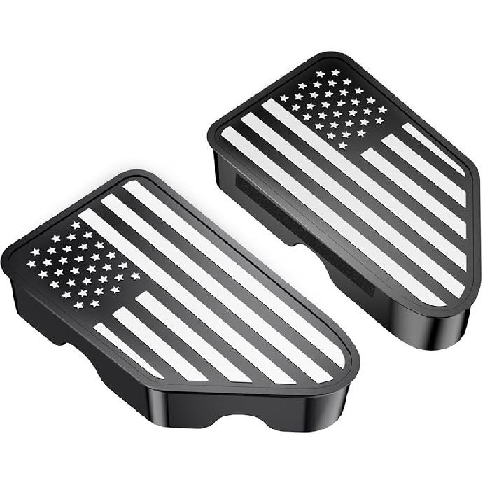 Bed Rail Stake Pocket for GMC Chevy Silverado/GMC Sierra 2500/3500HD(-2025), Chevy Silverado/GMC Sierra 1500(-2025), Truck Rear Caps Bed Rail Holes