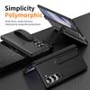 For Samsung Galaxy Z Fold6 5G Deksel Støttearm Armbånd PC Telefondeksel med Herdet Glassfilm