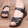 New Women's Sandals Summer Flat Bottom Soft-soled Beach Sandals Mother Shoes