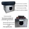 Outdoor Cat House Pet Shelter Waterproof Stray Cats Cold Windproof Scratch-Resistant Four Seasons Tent Dog Nest Warm House