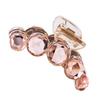 Plastic Claw Hairpin Lightweight Elegant Shiny Imitation Crystal Hair Clip for Bathing
