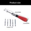 Wooden Handle Ratchet Screwdriver T201B 260MM Push Pressure Reversible Manual Screw Driver For Home Repair Furniture Assembly