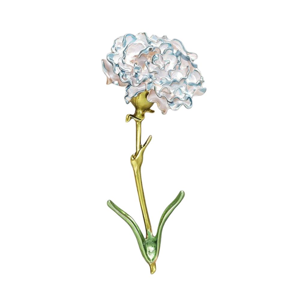 

Metal Peony Flower Brooch Pin Multi-Occasion Wear Lapel Pin Accessories Suit Accessories серебряный