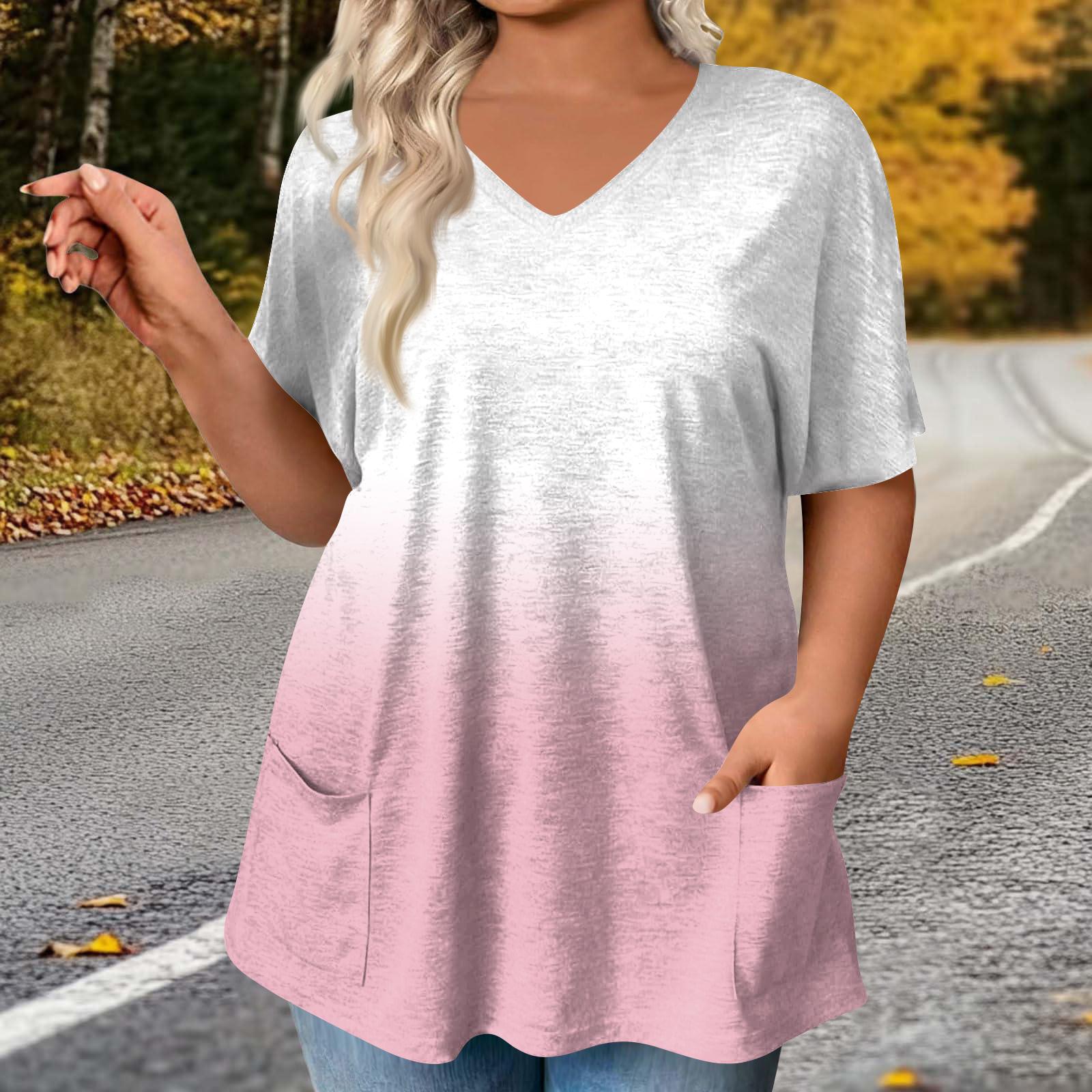 

Women s Fashion Plus Size Printed Short Sleeve Blouse For Elegant Commuting And Casual Wear XXL