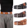 4.0 Pin Buckle Men'S Perforated Belt Tpu Rubber Casual Men'S Belt
