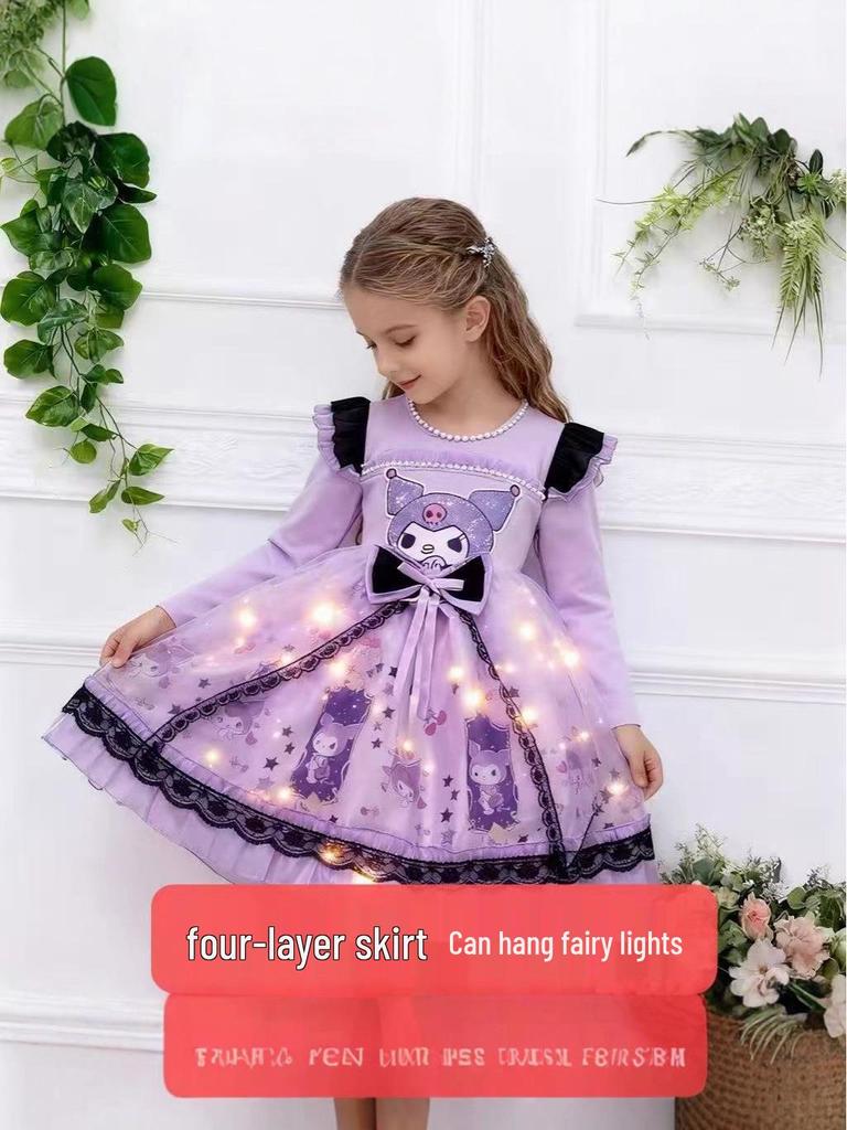 Vestido de Invierno Kuromi Princess Lolita