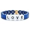 Fashion Bracelet Alloy Paint New Bracelet Honeycomb LOVE Bracelet