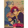 Retro Japanese Sports Anime Skateboard Poster - Infinite Mural Decoration