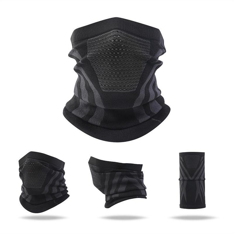 Four-Season Cycling Mask: Sunscreen, Windproof, Warm Ear Protection & Breathable Knitted Neckband