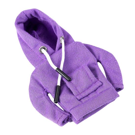 Desk Goose Hoodie Costume Adjustable Hooded Sweater for 7" Doll Mini Porch Goose Costume with Pocket Decorative Gift for Enthusiasts