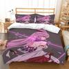 Quilt Cover Pillowcase Two Or Three-Piece Set Yae Sakura Series 3D Digital Printing Polyester