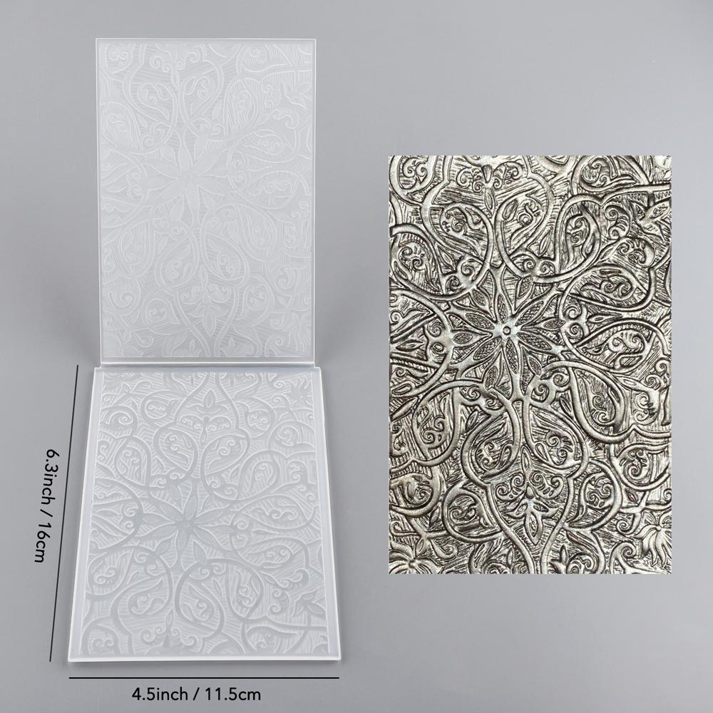 

Entangled 3-D Texture Fades Embossing Folder Elegant Background Patterns Template For DIY Scrapbooking Paper Card Making