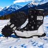 Children's Snow Boots with Padding and Thick Insulation, Boys' Anti-slip Boots, Girls' Cotton Shoes