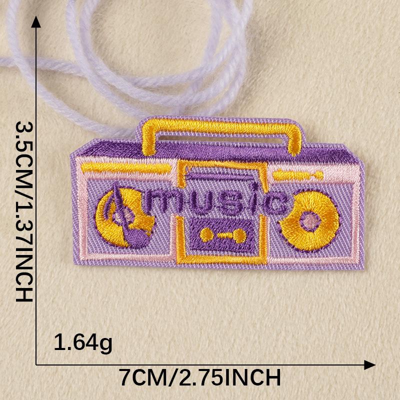 Regnbue Broderi Klistremerke Merke - Kles Tilbehør Patch