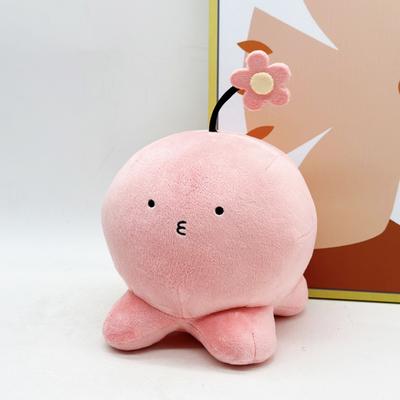 Octopus Plush Doll Anime Octopus Stuffed Figure Soft Stuffed Animal Cute Stress Relief Companion for Friends Children