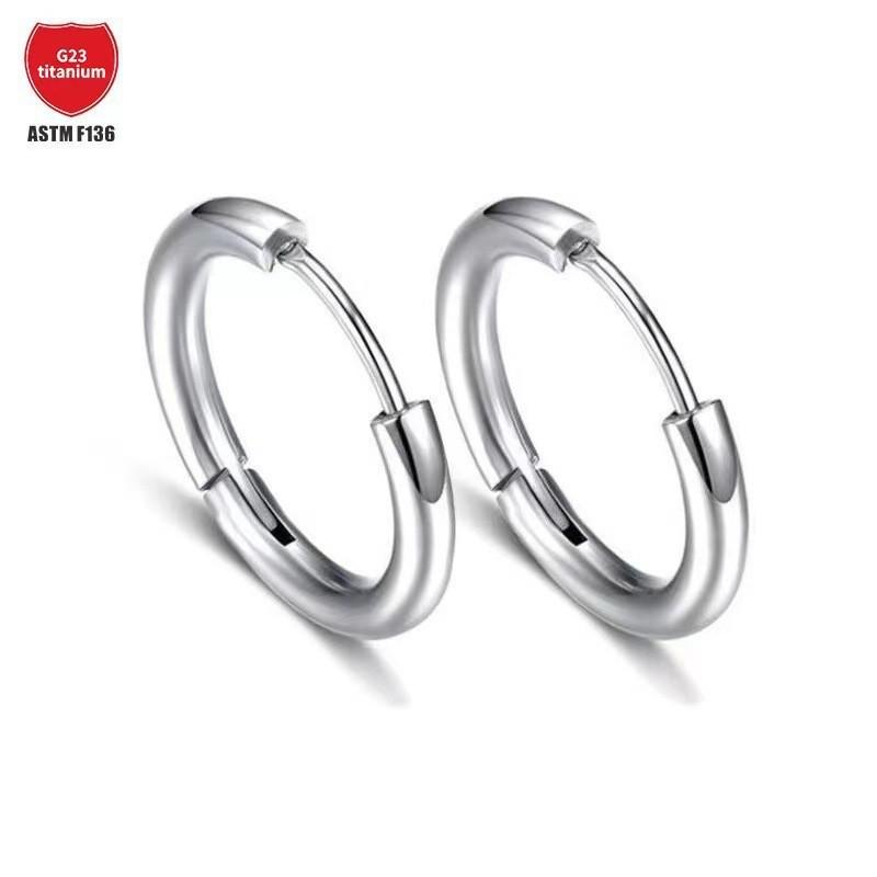 G23 Titanium Legering Oorbellen: Neus-, Oor kraakbeen- & Lichaamspiercing Sieraden