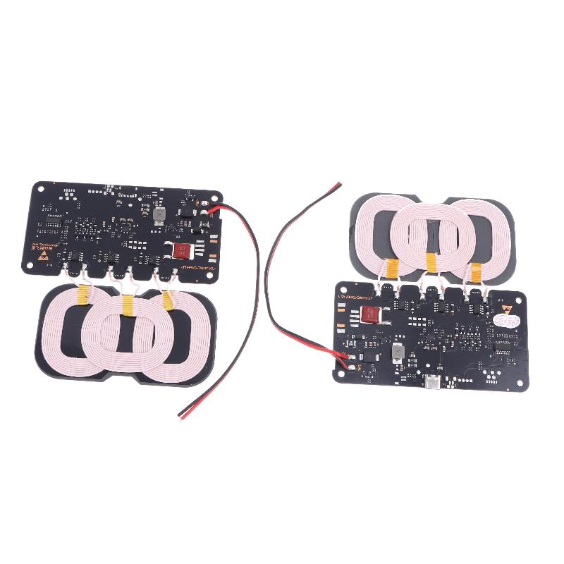 {MX} DC9-32V 3-Coil Type-C Interface Car Wireless Charging Module 20W Wireless Charger Transmitter Module