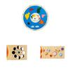 Wooden Solar System Puzzle With Planet And Moon Phases For Early Learning And Educational Play