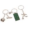 Creative Soccer Playground Keychain Unisex Metal Tennis Table Tennis Golf Key Holder Fans Gifts