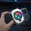 Digital Display Portable Phone Cooler Powerful Cooling Fan Phone Cooler Backclip  Gaming