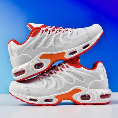 Lightweight Knit Mesh Vamp Sneakers Walking Shoes Tennis Shoes Male Outdoor Shoes Air Cushion Running Shoes Men Sales Runner