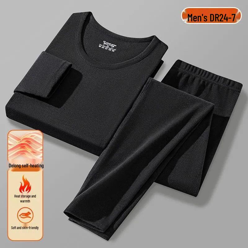 Men's Thermal Underwear Set: Constant Temperature Top and Pants for Cold Weather