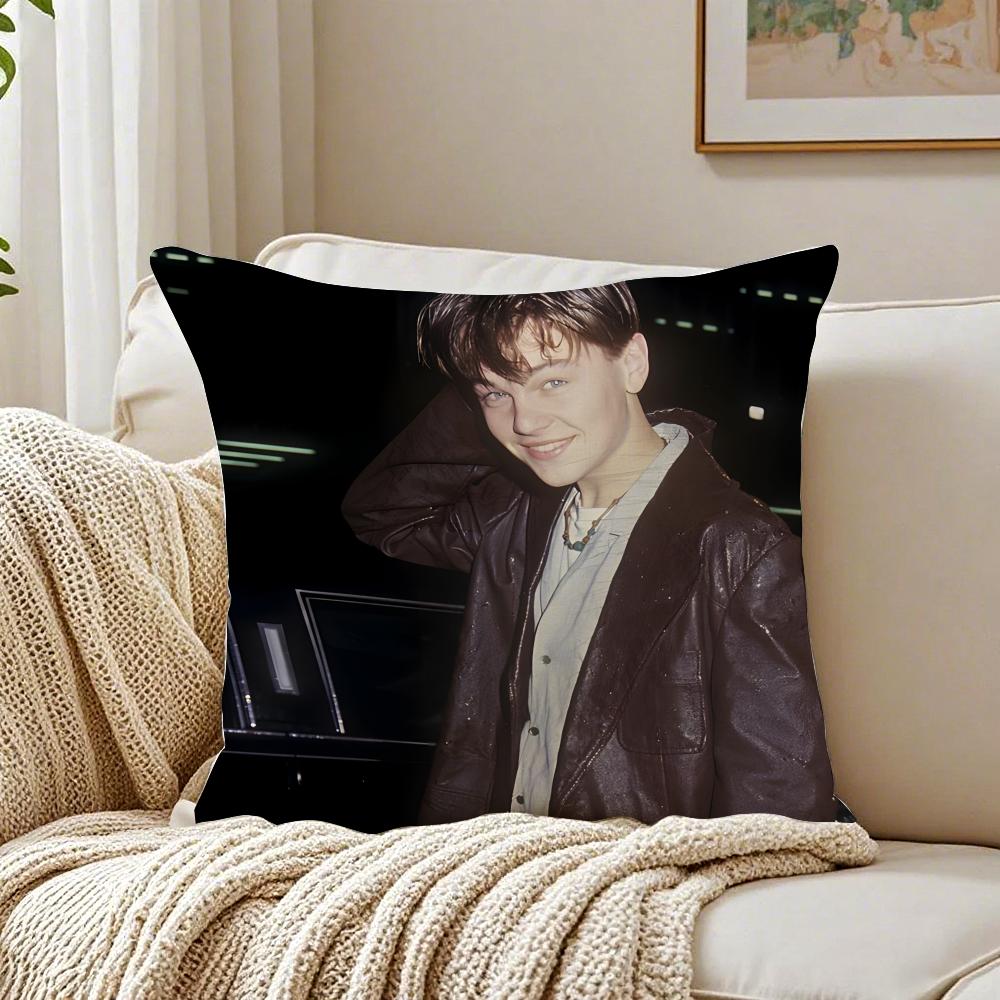 Fashion LLeonardo DiCaprio Cushion Cover Pillowcase Antidustmite living Room Sofa Decor Cushion Room