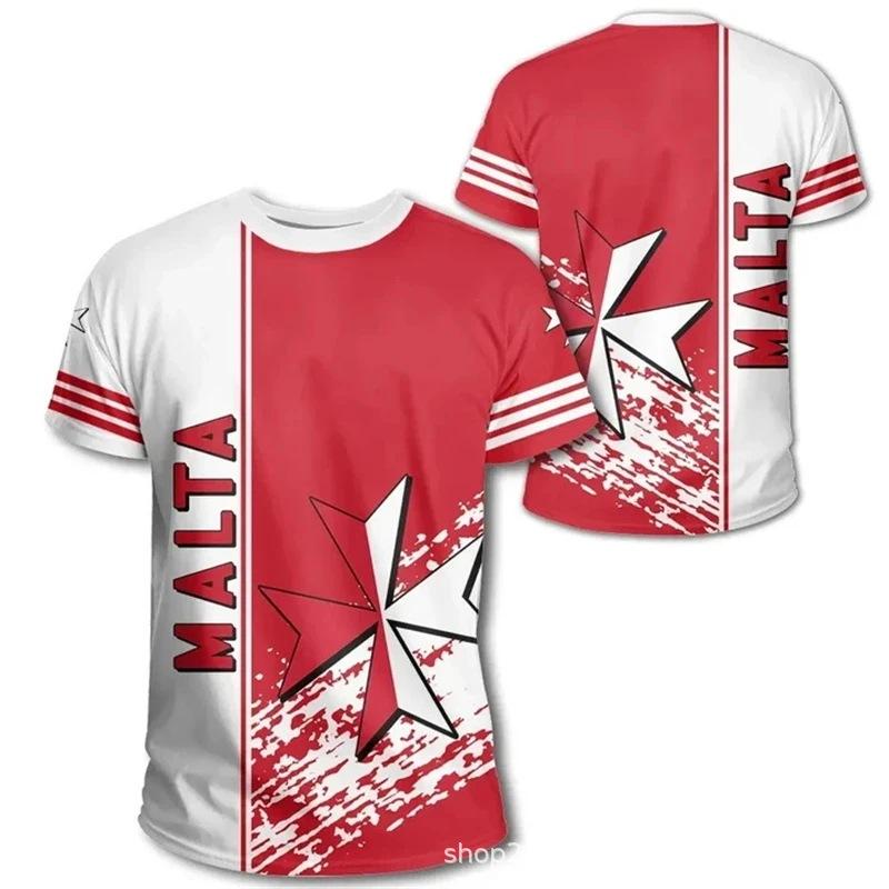 3D Digital Printing T-Shirt Teen Men's Short Sleeve Top Versatile Breathable
