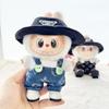 17cm Labubu Doll's Clothes Denim Four Leaf Clover Set Outfit Accessories Clothing DIY Kids Gift Sweet Princess (Excluding Dolls)