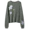 Sancai Neuer Chinesischer Floral-Strickpullover
