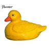 Miniature Duck Ornament for Landscaping Floating Resin Figurine, Realistic Yellow Statue, Simulation Animal Cute Statue Indoor Fish Tanks Outdoor