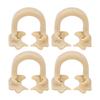 4pcs Resin Dental Dam Clamps Barrier Clip Dental Materials Tool Accessory for DentistL