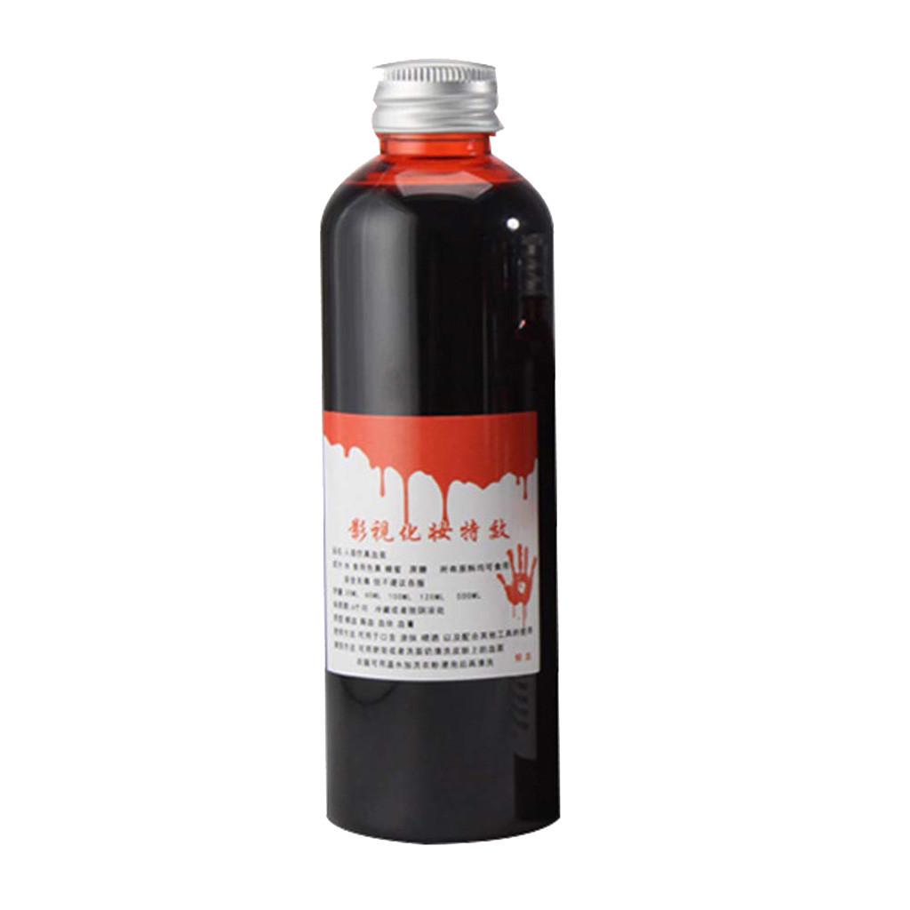 1 Bottles Halloween Emulation Fake Props Makeup Blood 30-100ml Blood Whole Cosplay Prank Props Makeup Person Plasma Fake 2025