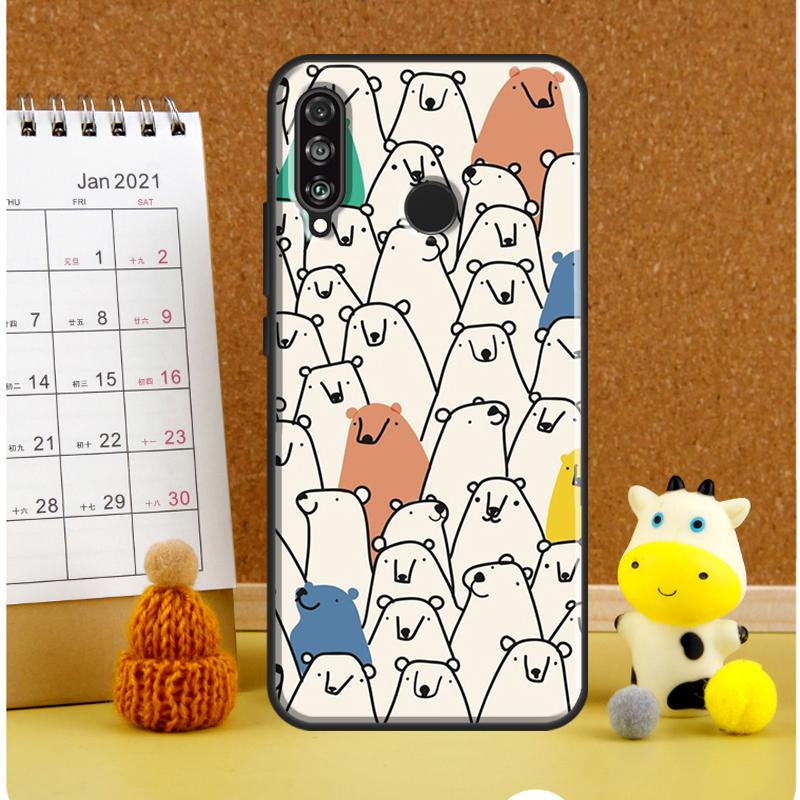 

Grizzly Bear For Huawei Nova Y72 Y70 Y91 Y90 Y60 Y61 Y73 3i 7i 8i 11i 12i 9 10 SE P20 P30 P40 Lite Case Huawei Nova 5T