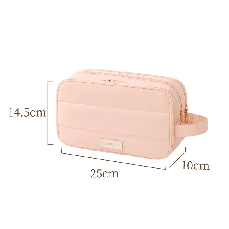 Large Capacity Waterproof Travel Cosmetic Bag Portable Multi-Layer Dry Wet Separation Toiletry Organizer for Women KTB