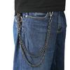 Dark Versatile Chain Punk Pants Chain Non-mainstream Leather Jacket and Jeans Accessory
